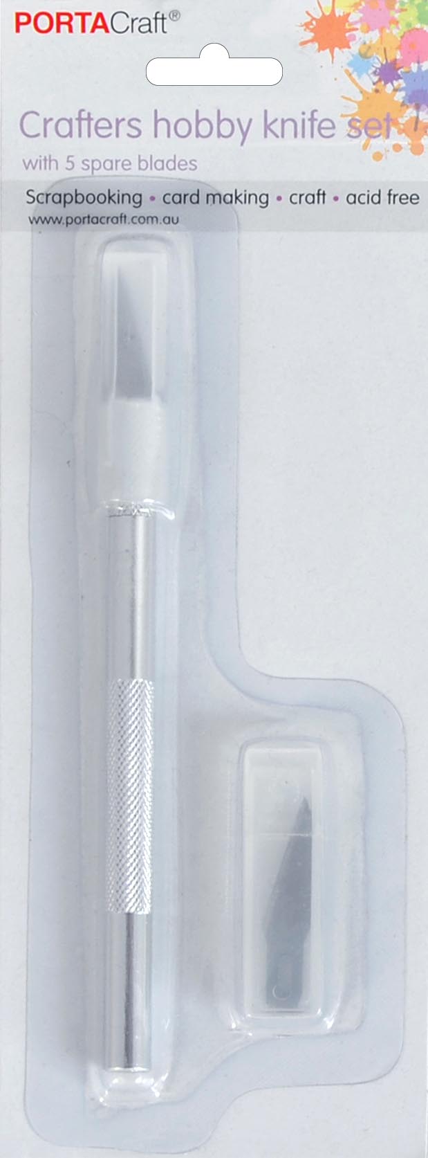 Hobby Knife Set w 5 Blades craft supplies product photo