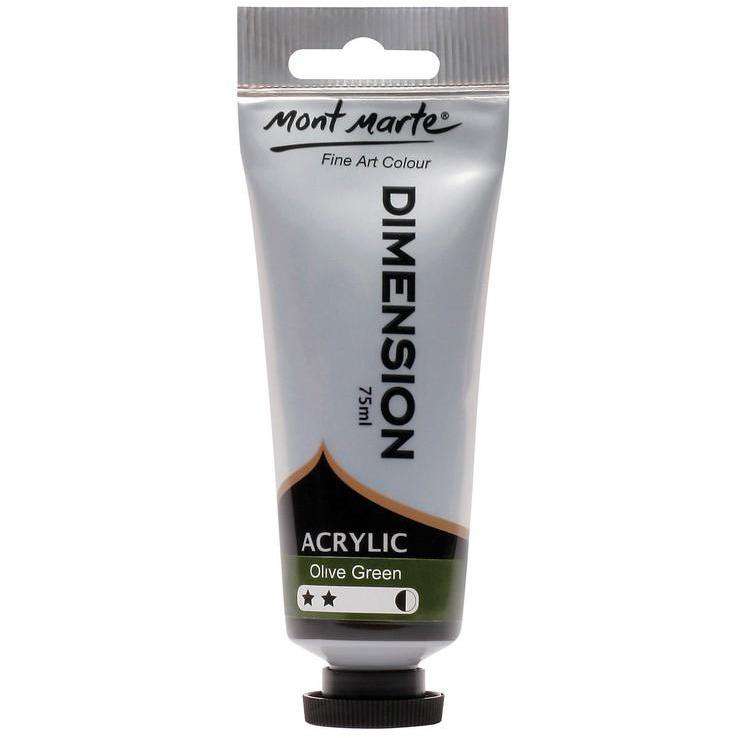 Mont Marte Dimension Acrylic Paint - Olive Green