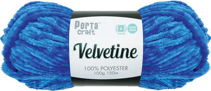 Velvetine Yarn 100g 150m 24 Regal Blue yarn product photo