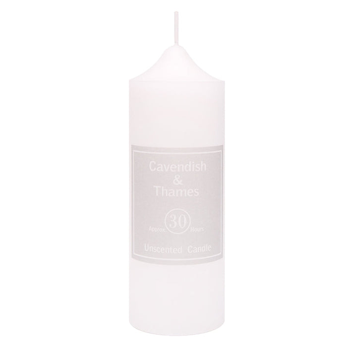 Unscented White Candle - 5 x 15cm - product image