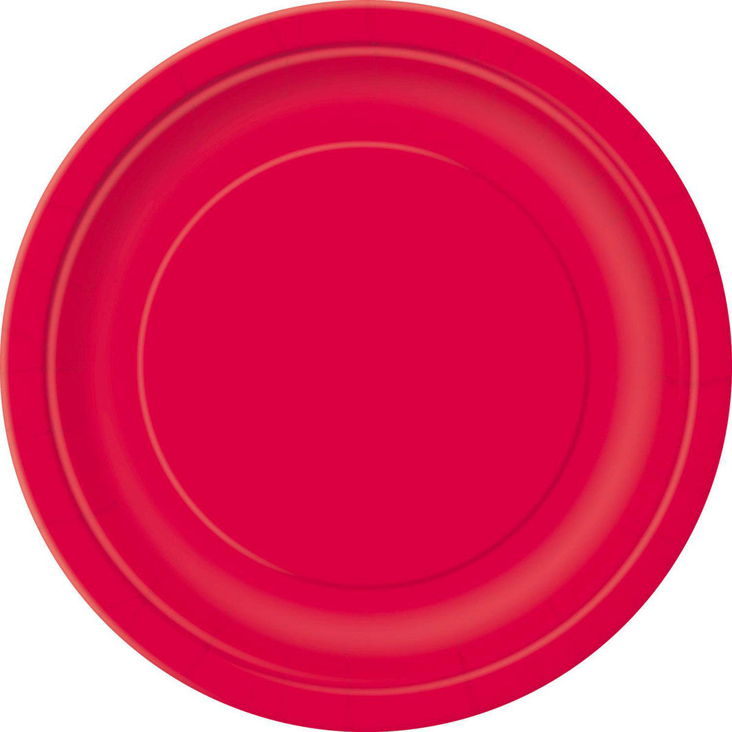Paper Plates - Ruby Red - product image