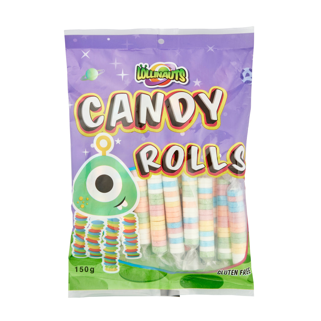 Lollinauts Compressed Candy Rolls 150g - product image 1