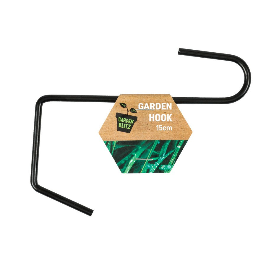 Hooks S Shape 1 Pack Black 15cm - Hardware product at Price Busters Variety
