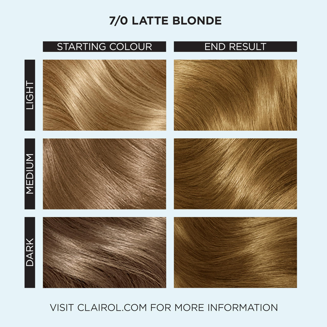 Clairol Professional Colour Studio 7/0 Latte Blonde