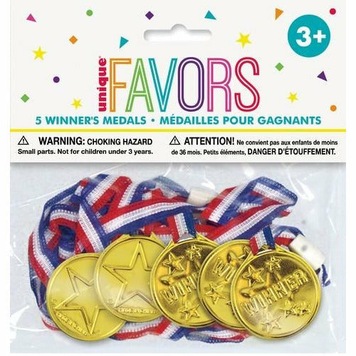 5 Gold Winner Medals - product image