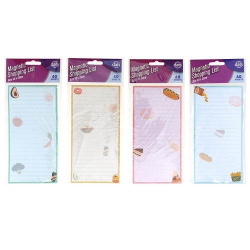 List Shopping Magnetic 60 Sheets 4 Assorted - Stationery product at Price Busters Variety
