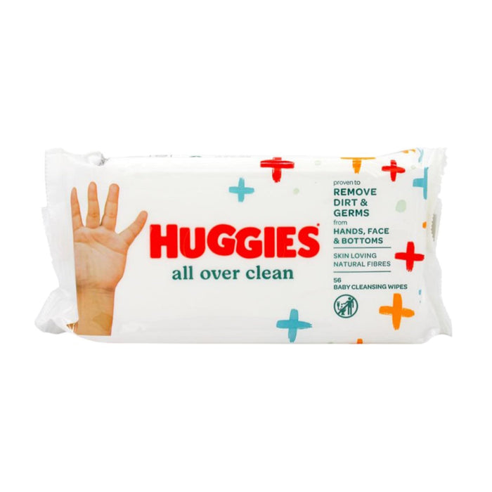 Huggies Baby Cleansing Wipes All Over Clean 56 Pack