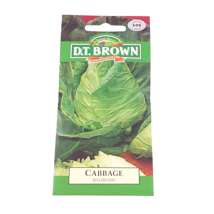 DT Brown Cabbage Sugarloaf vegetable seed packet