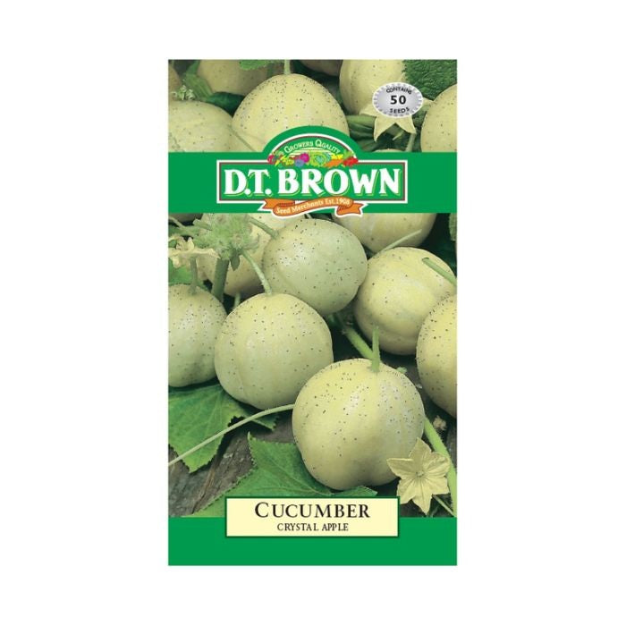 DT Brown Cucumber Crystal Apple vegetable seed packet