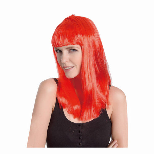 Long Costume Wig - Red - product image