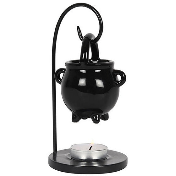 Witch Cauldron Hanging Oil Burner, 17cm