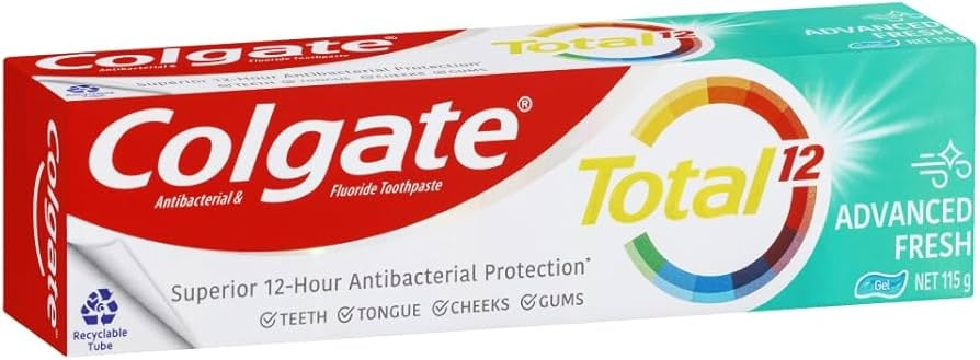 Colgate 115G Toothpaste Total 12 Advanced Fresh