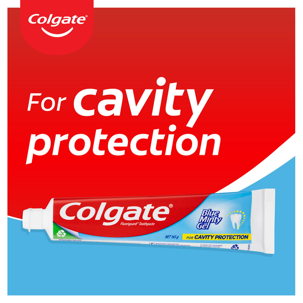 Colgate 165G Fluoride Toothpaste Blue Minty Gel