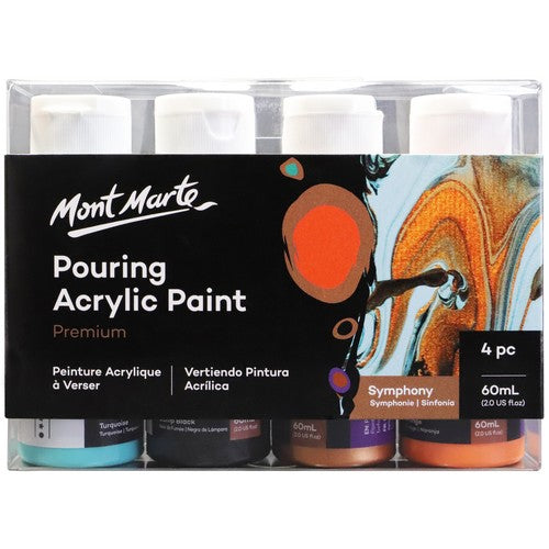 Mont Marte Premium Pouring Acrylic Paint Set - Symphony