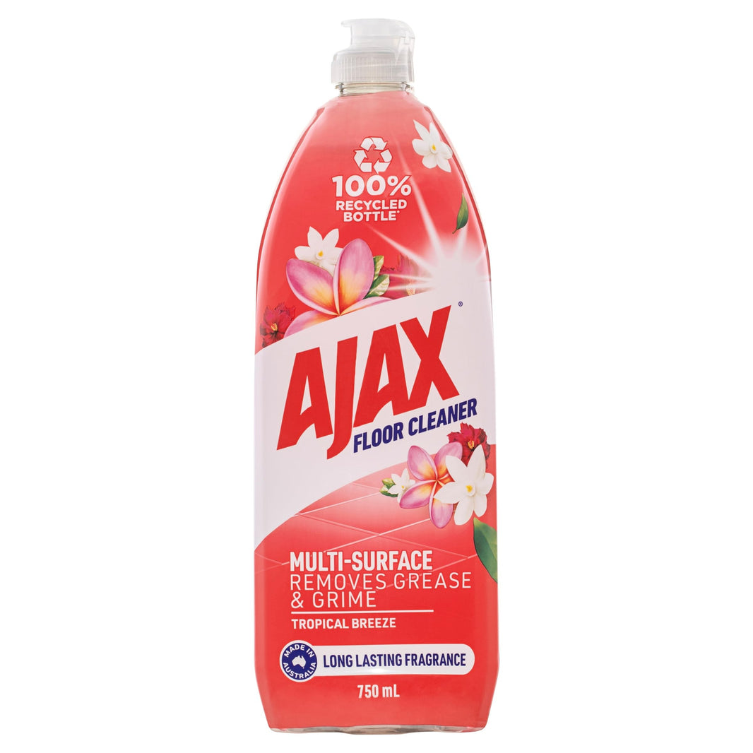 Ajax Floor Cleaner Tropical Breeze Divine Blends 750ml