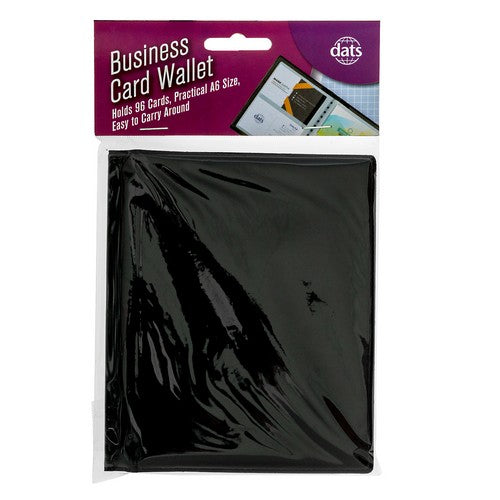 Business Card Holder Wallet Fits 96 Cards - Stationery product at Price Busters Variety