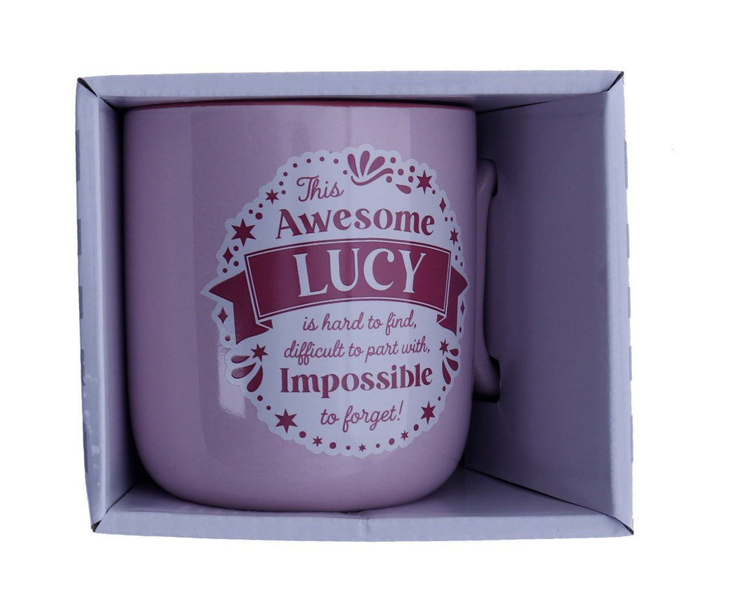 Lucy About Me Mug