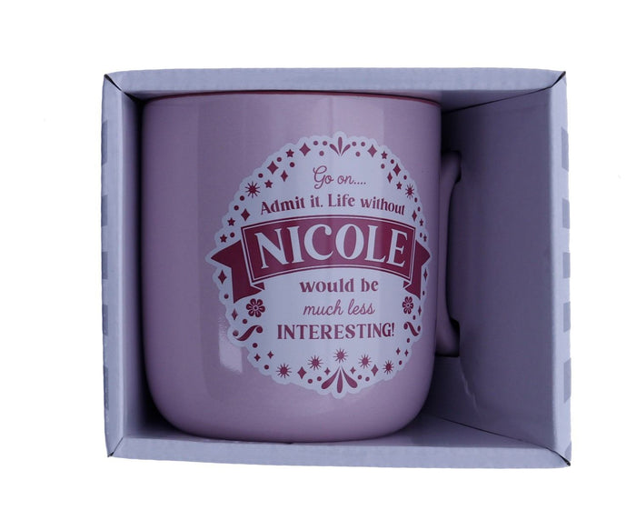 Nicole About Me Mug