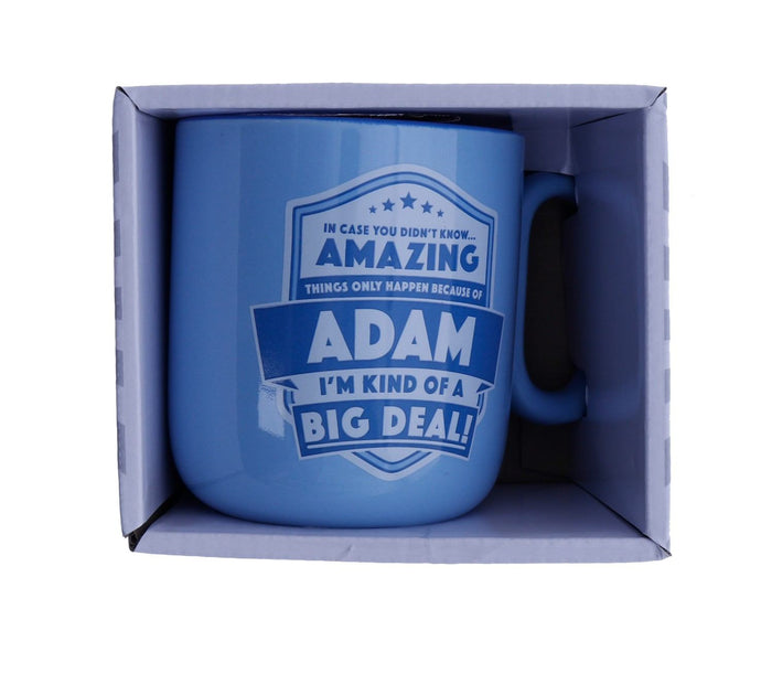 Adam About Me Mug