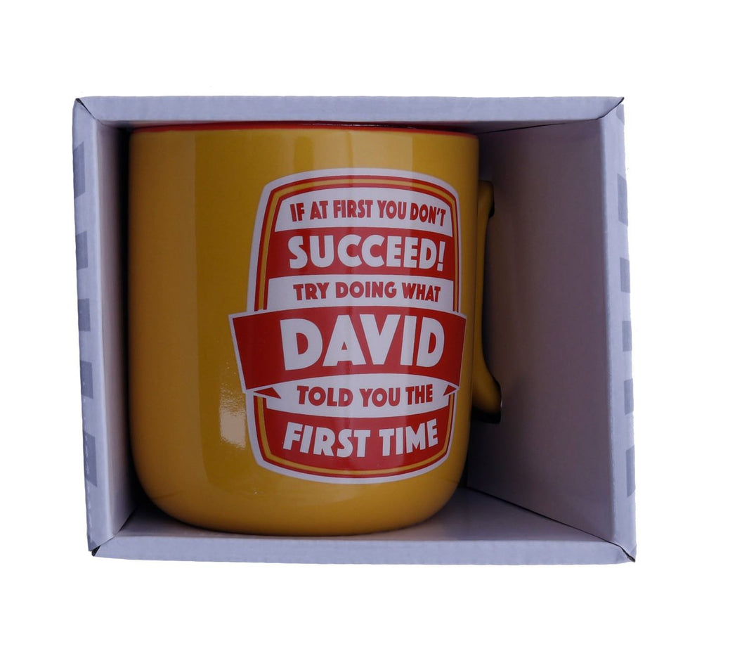 David About Me Mug