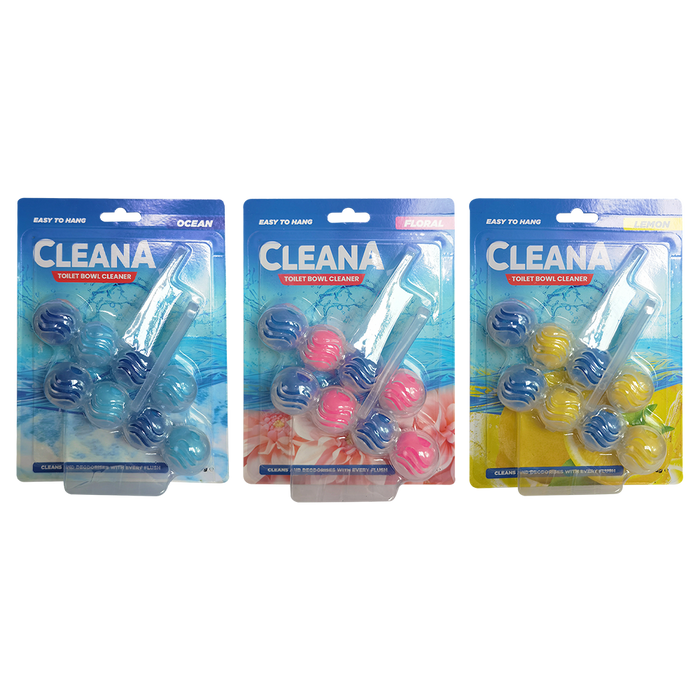 Cleana Toilet Block Cage 4 Ball 2 Pack