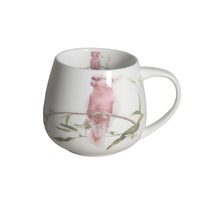 Cockatoo bird design on a 400 mL mug, CW686NW