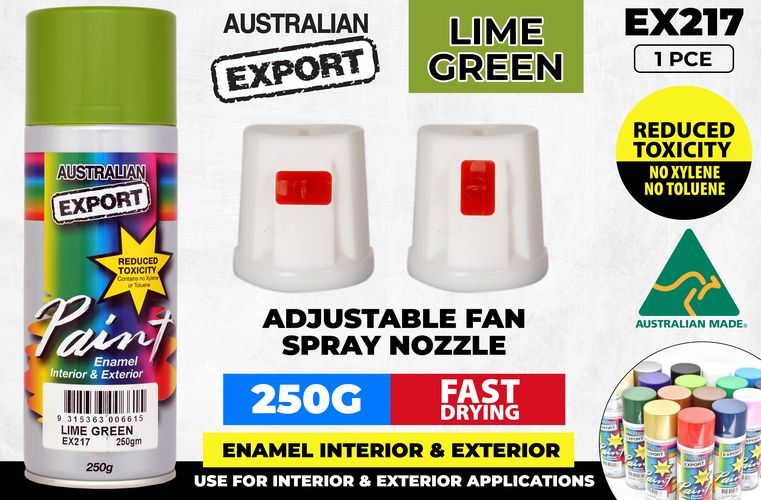 Spray Paint Lime Green Export 250gm