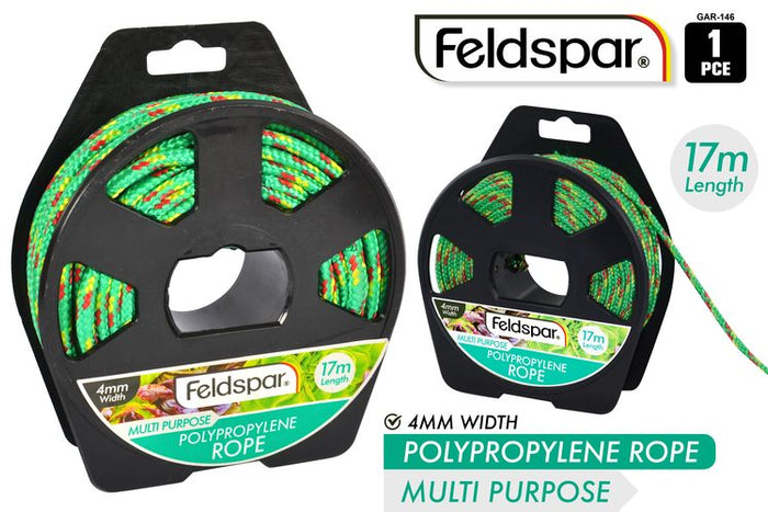 1 Piece Polypropylene Rope Ith Case - 4 mm × 17 m w