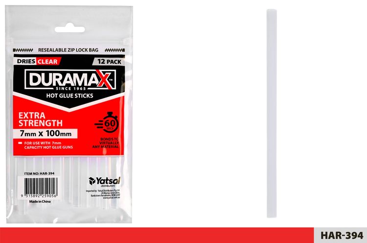 12 Piece Glue Sticks Clear - 100 mm