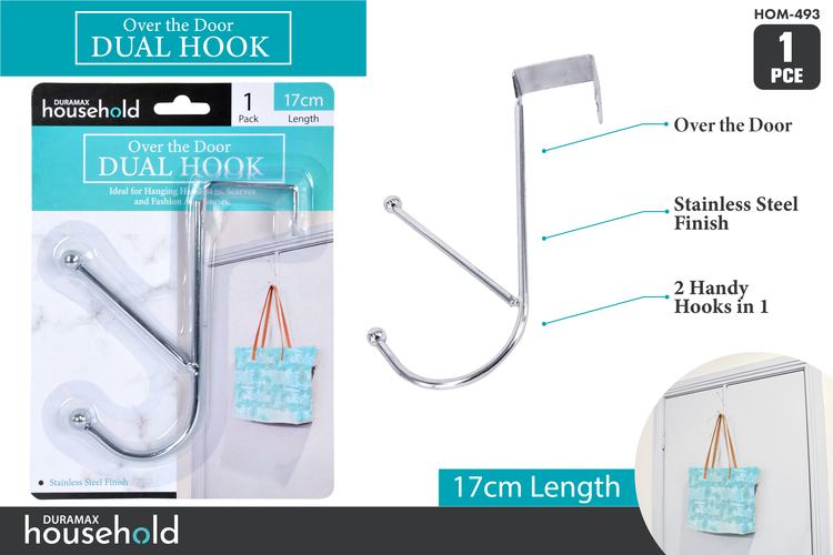 1 Piece Over the Door Hook - 17 cm Height