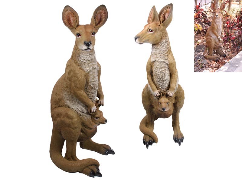 Realistic Standing Garden Kangaroo – 92cm