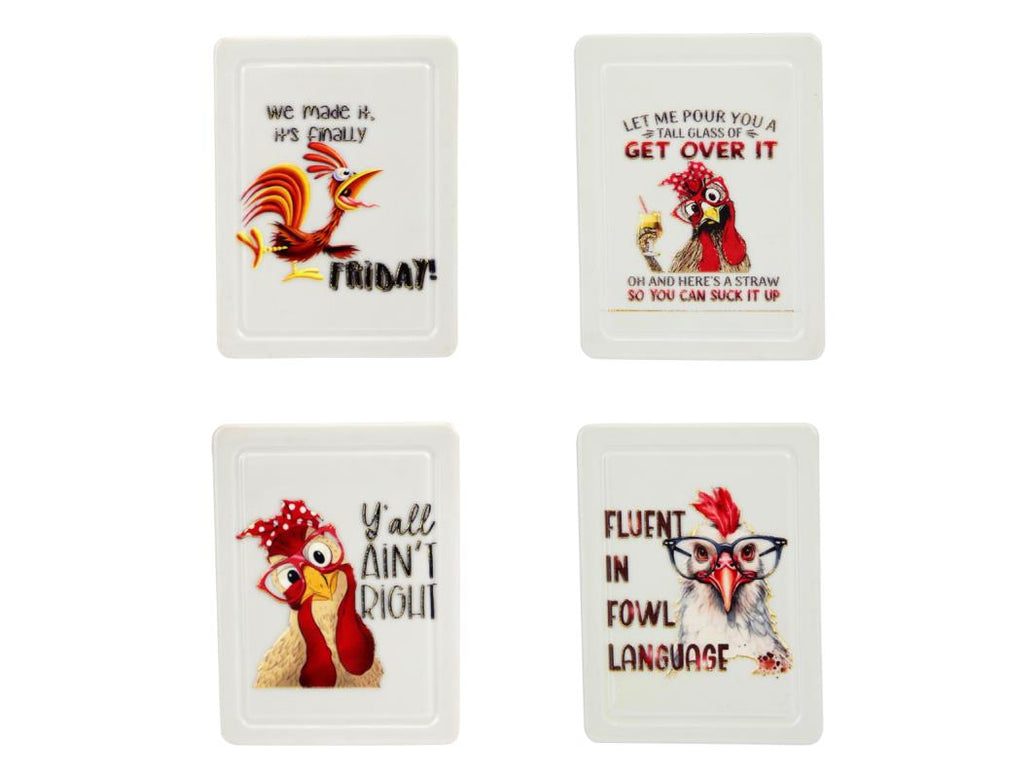 Comical Rooster Magnet – 6 × 8cm