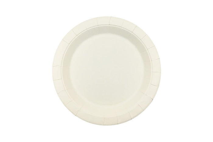FSC Round White Paper Plate - 230mm - 15 Pack