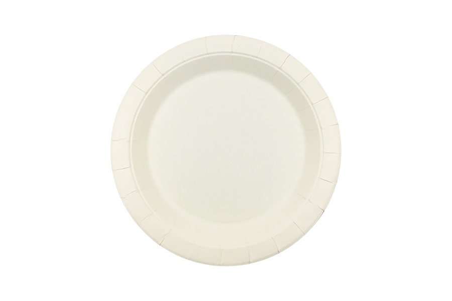 FSC Round White Paper Plate - 230mm - 15 Pack