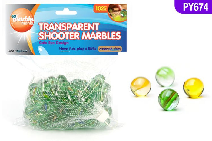 102 Piece Glass Marbles Value Pack