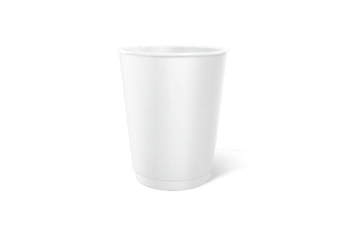 Reusable Tumbler White - 380mL - 12 Pack