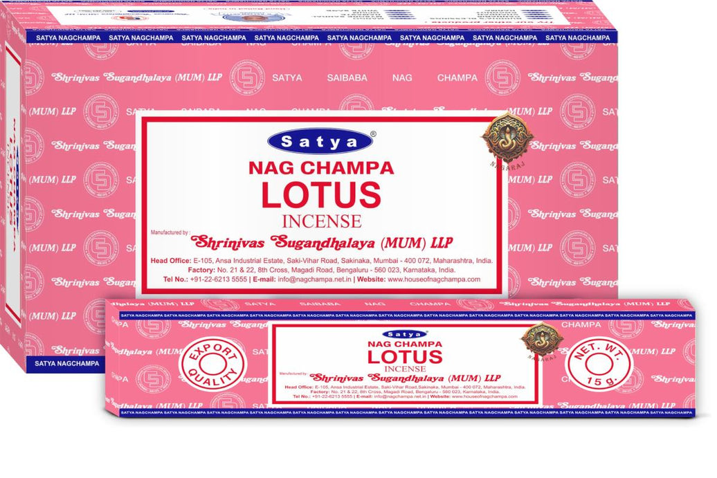 Satya "Lotus" Incense – 15 grams