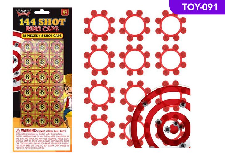 144 Piece Cap Gun Shots Premium