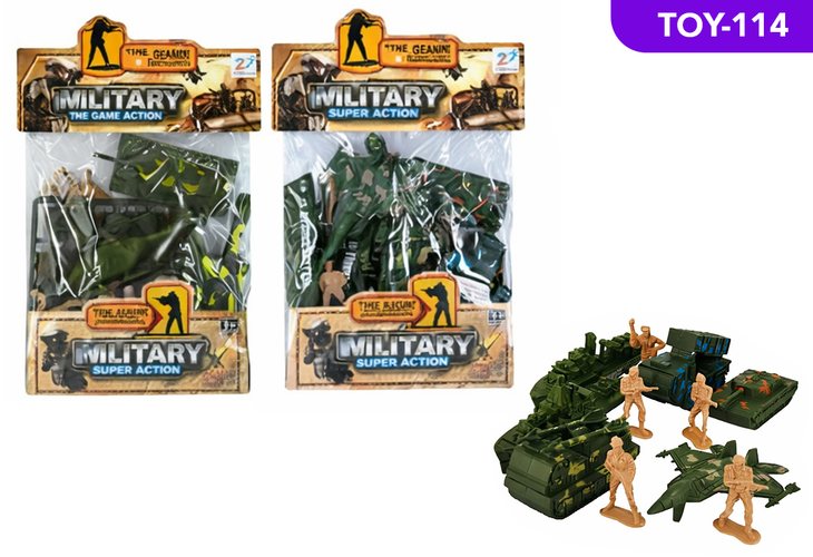 12 Piece Military Figures