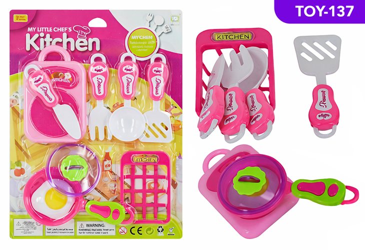8 Piece Kitchen Playset