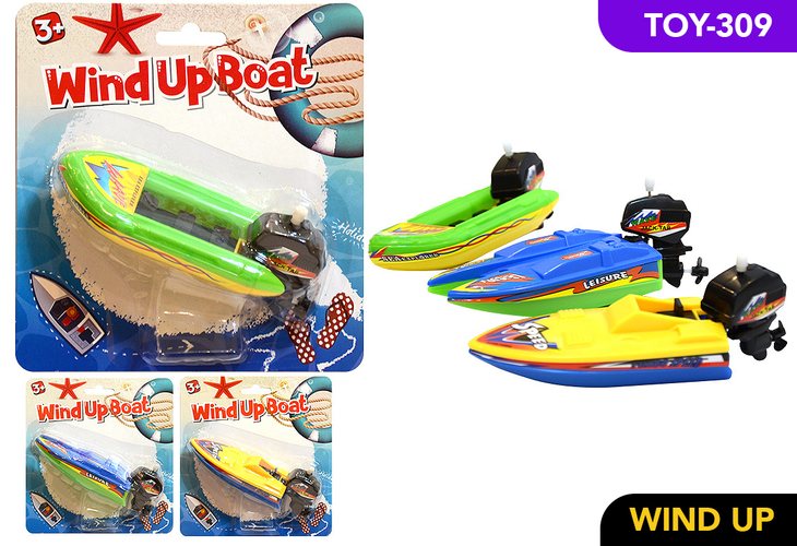 1 Piece Wiind Up Boat