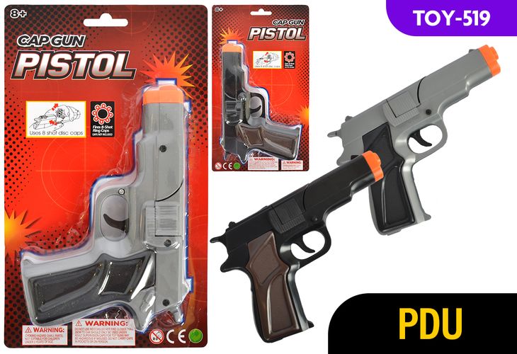 1 Piece Pistol Cap Gun - 17 cm