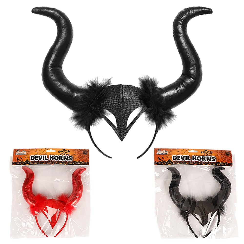 Plush Devil Horns - Assorted 2 Designs
