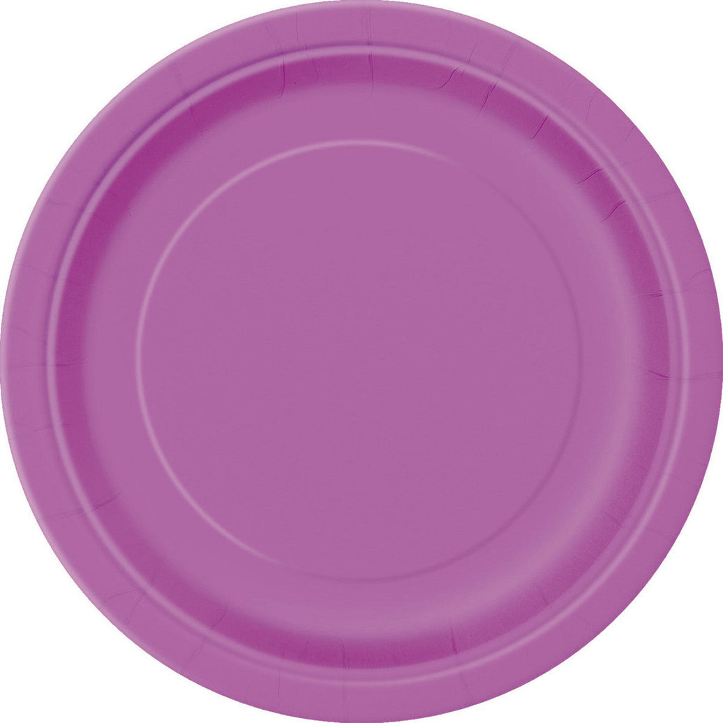 P/Purple 8 X 9" Paper Plates - Pf
