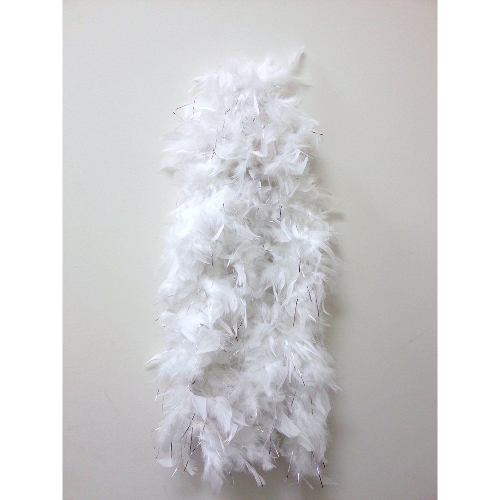 Feather Boa-White