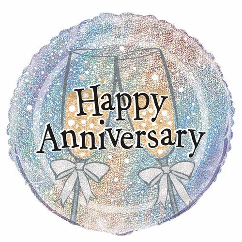 Anniversary 18" Foil Psm Pkg