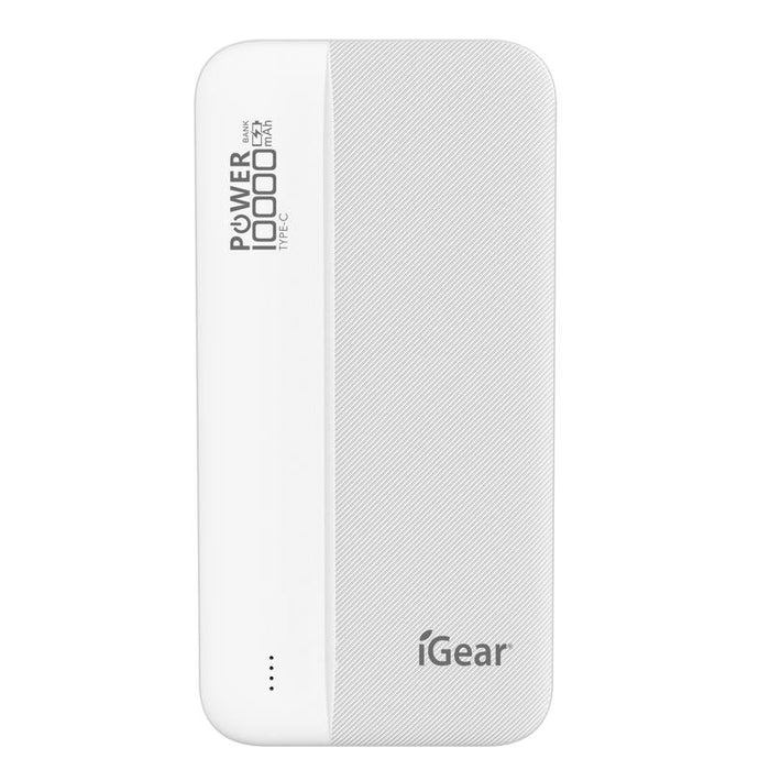 iGear Power Bank 10000mAh Dual USB White
