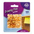 Pin Drawing Gold 100 Pack - Stationery product at Price Busters Variety