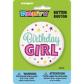 Birthday Girl Button 3"