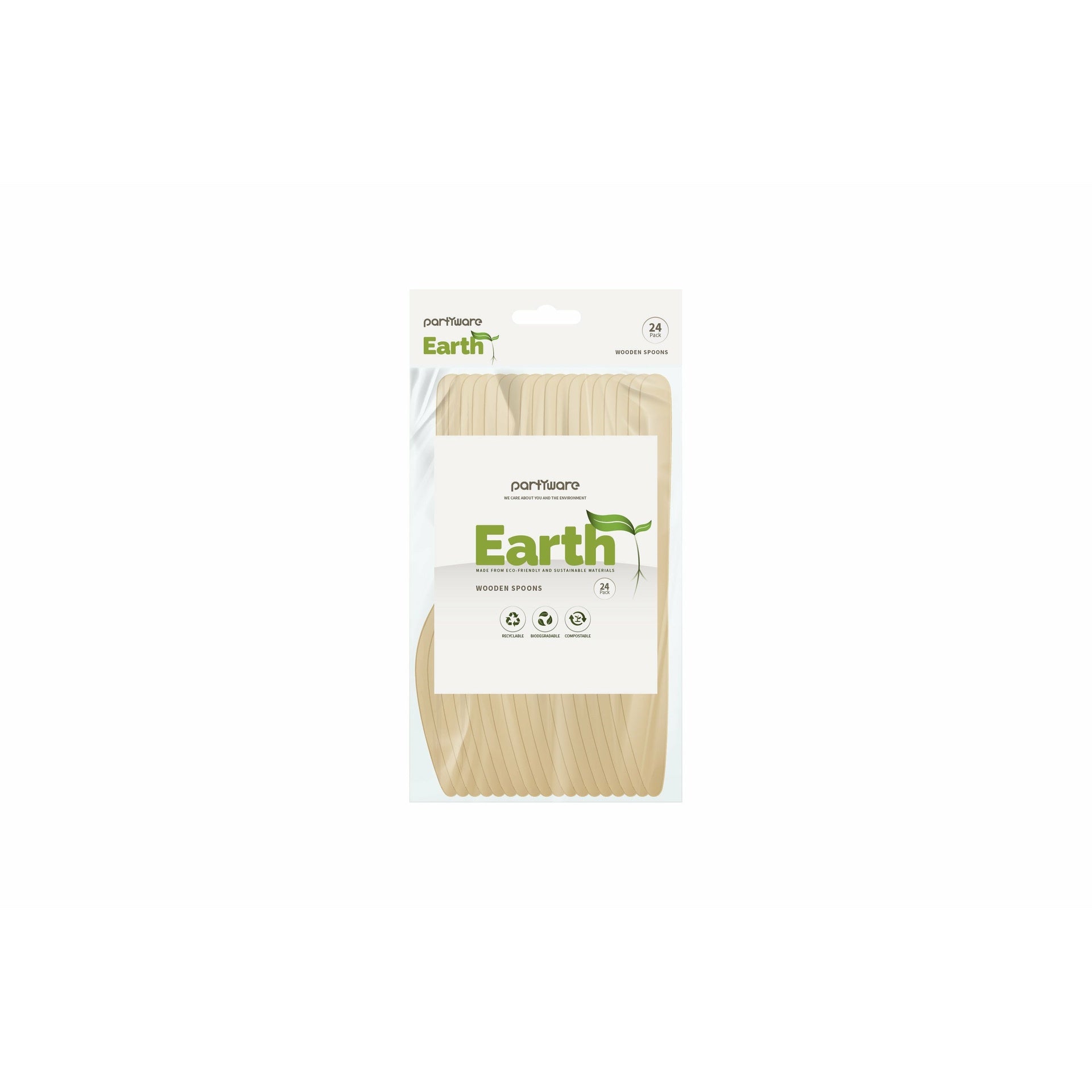 165mm FSC Wood Knife Pk24